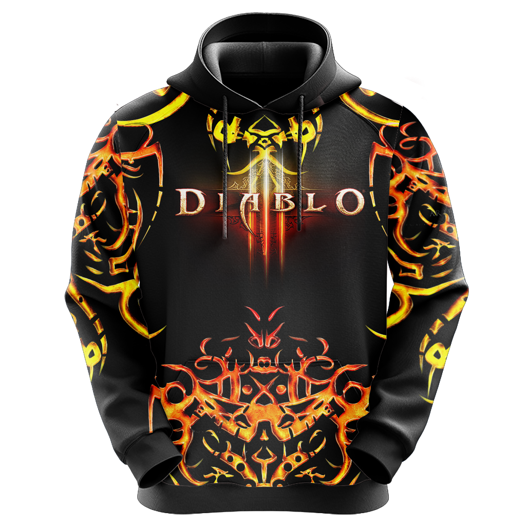 Diablo III - Class Crests Unisex 3D T-shirt