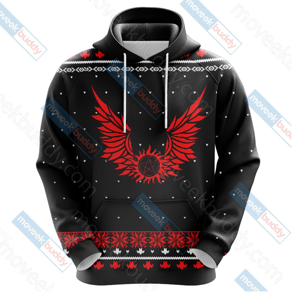 Supernatural Christmas Style Unisex 3D T-shirt
