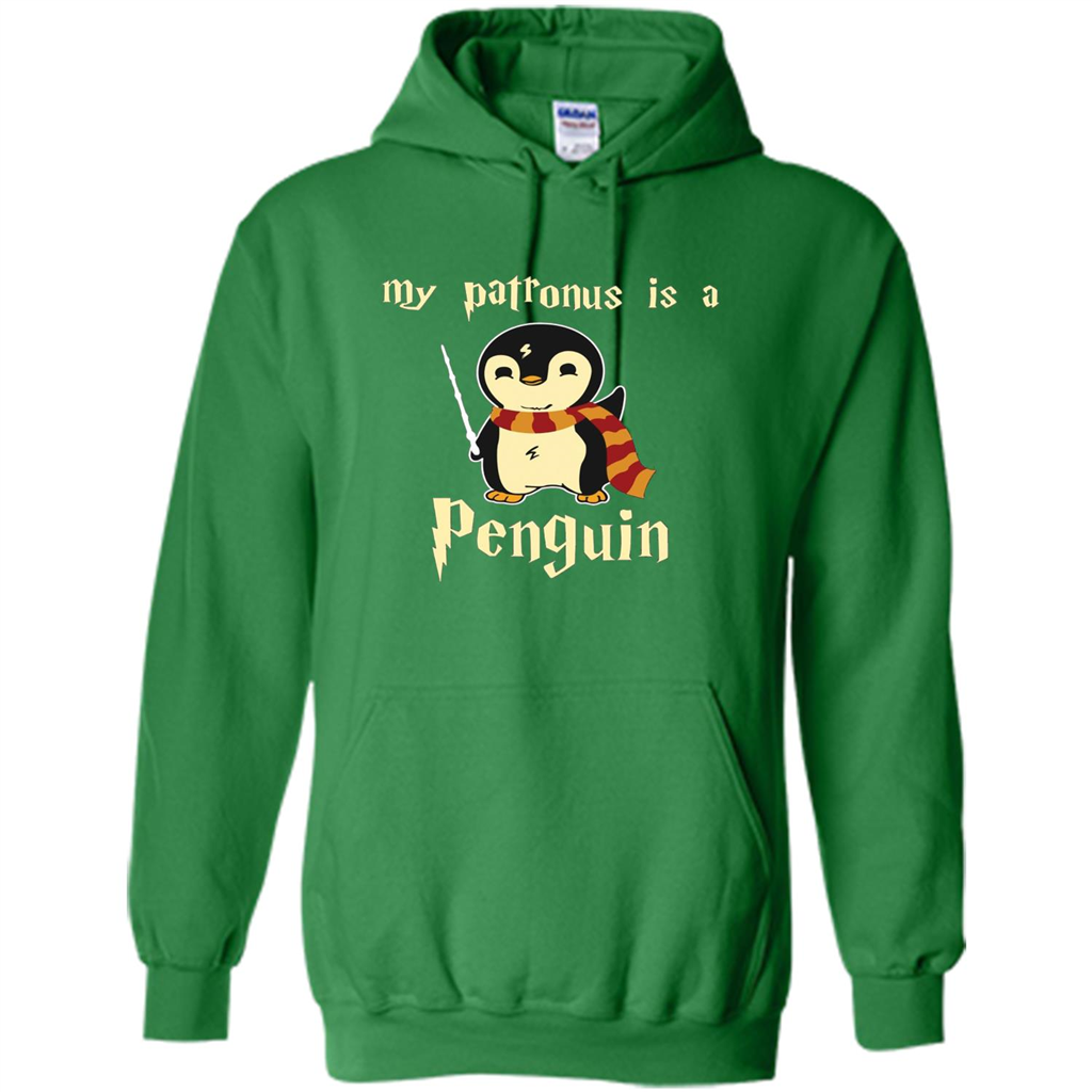 Penguin T-Shirt My Patronus Is A Penguin Hot 2017 T-Shirt Irish Green S