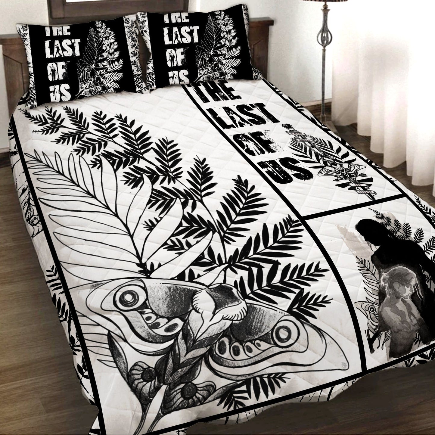 The Last Of Us Ellie Tattoo 3D Quilt Set Quilt Set Twin (150x180CM)