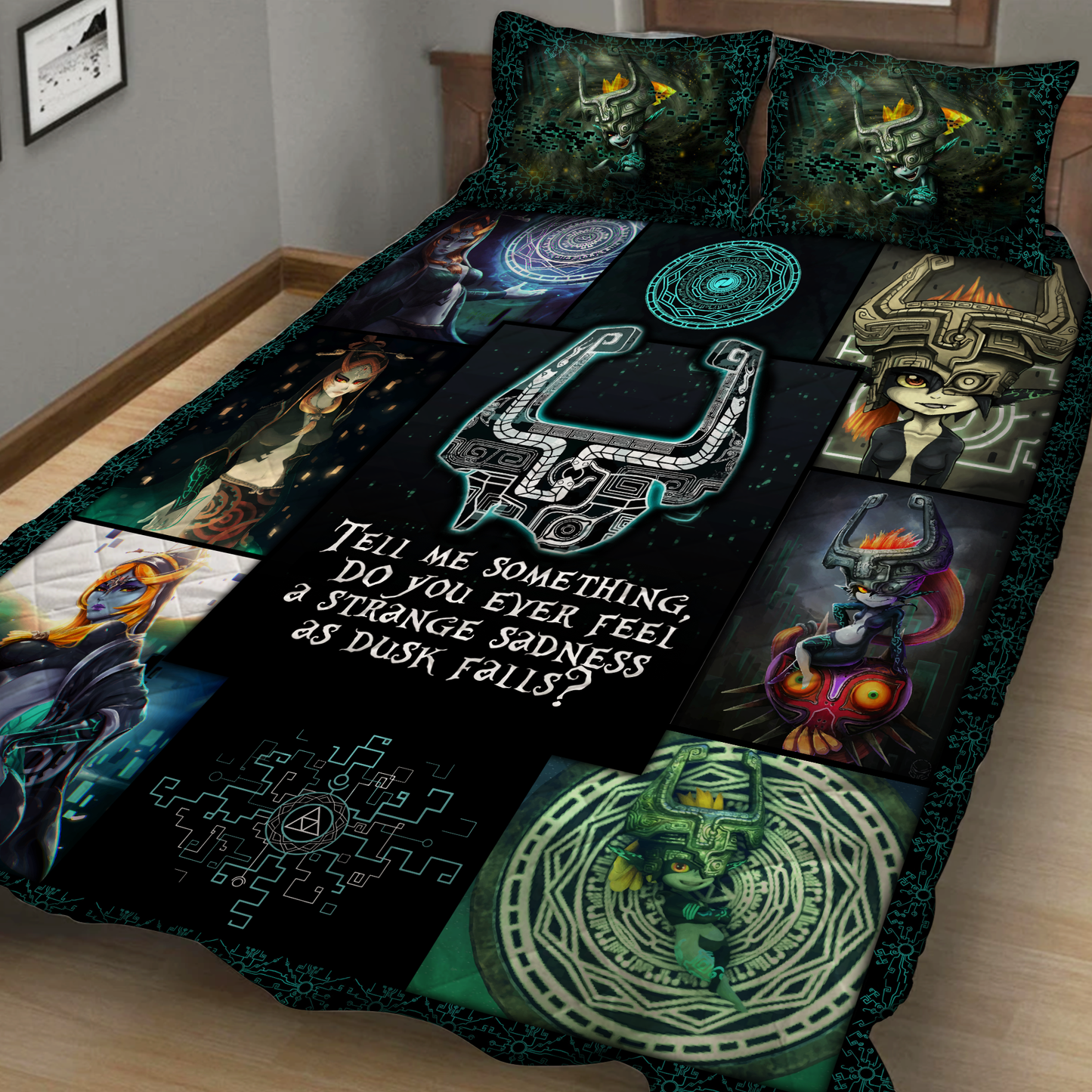 The Legend Of Zelda Midna 3D Quilt Bed Set