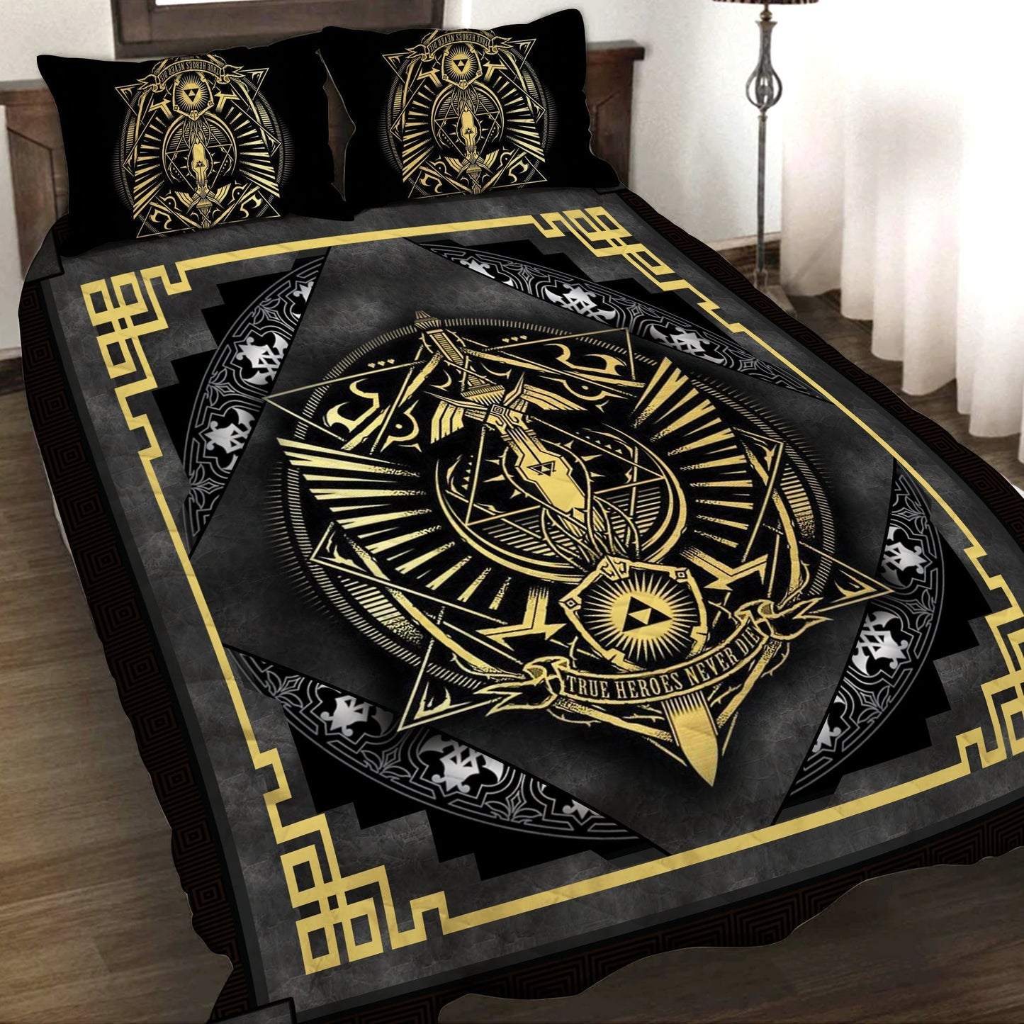 The Legend Of Zelda New 3D Quilt Set Quilt Set Twin (150x180CM)