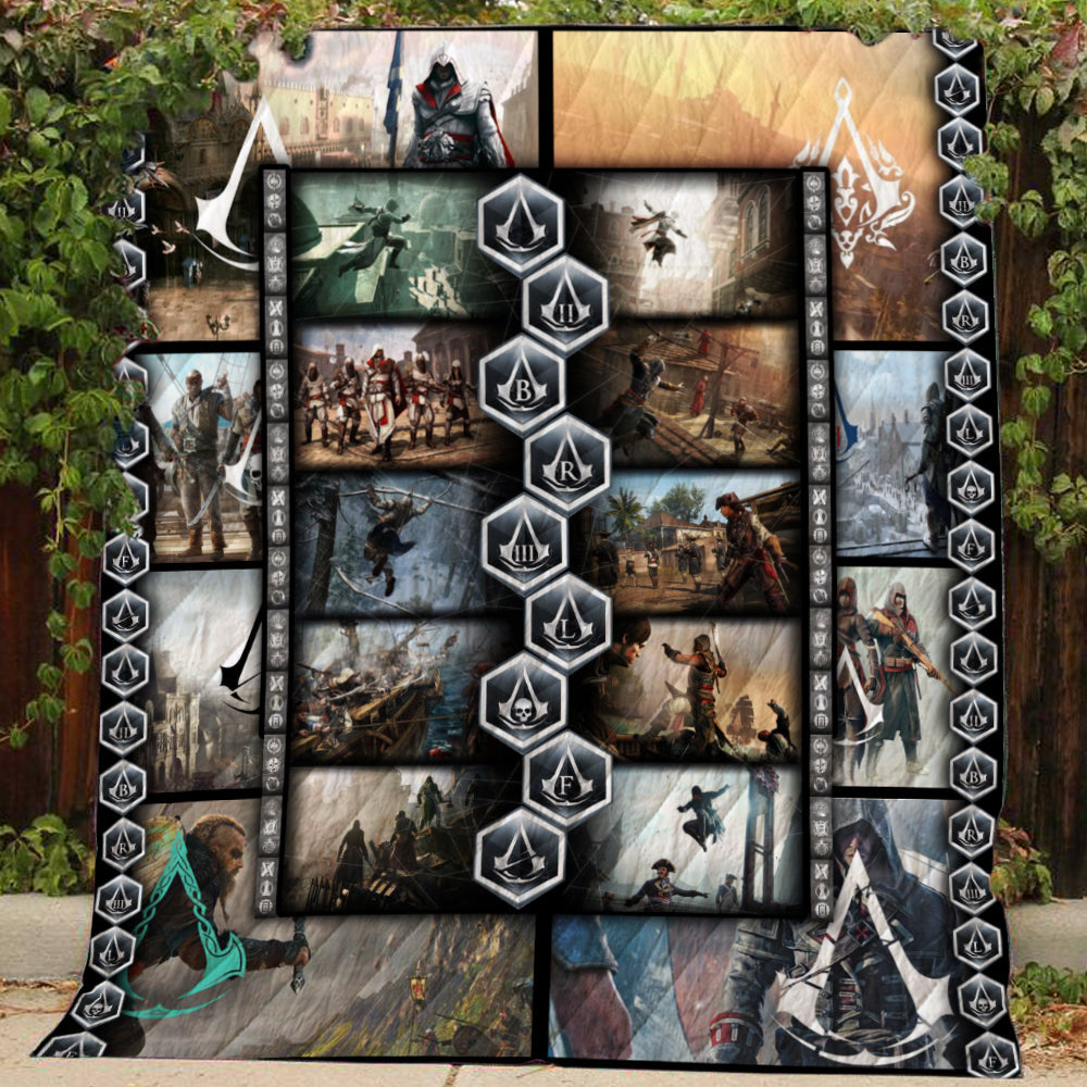 Assassin's Creed All Games 3D Quilt Set Single Quilt Twin (150x180CM)