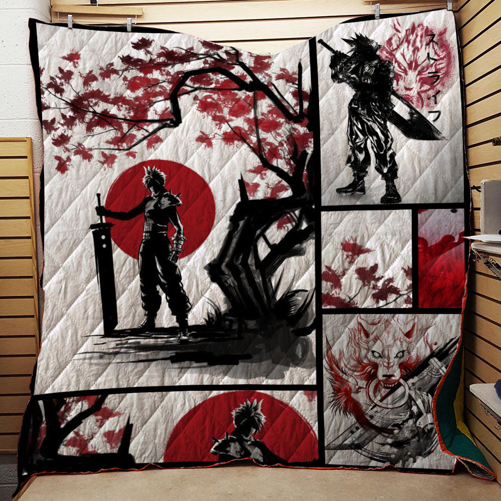 Final Fantasy 7 New 3D Quilt Set Single Quilt Twin (150x180CM)