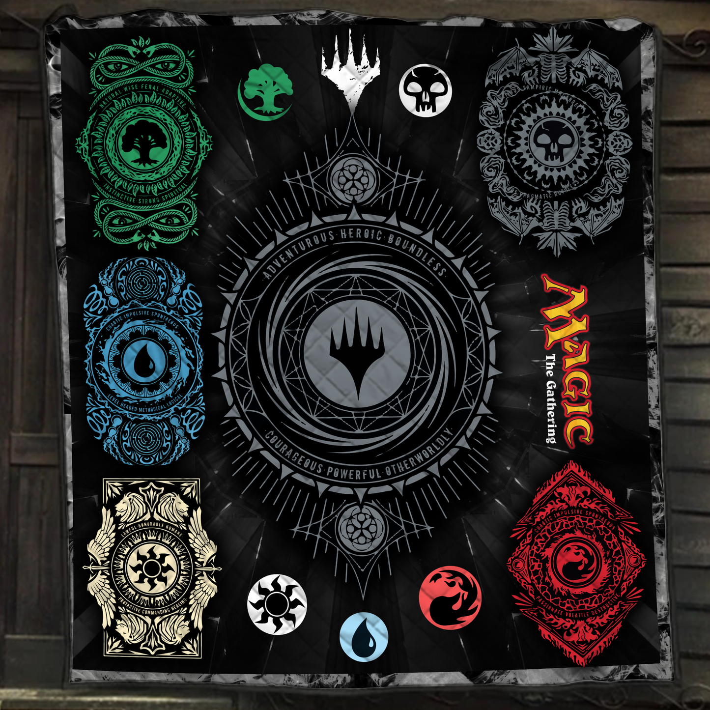 Magic: The Gathering Ornaments 3D Quilt Bed Set