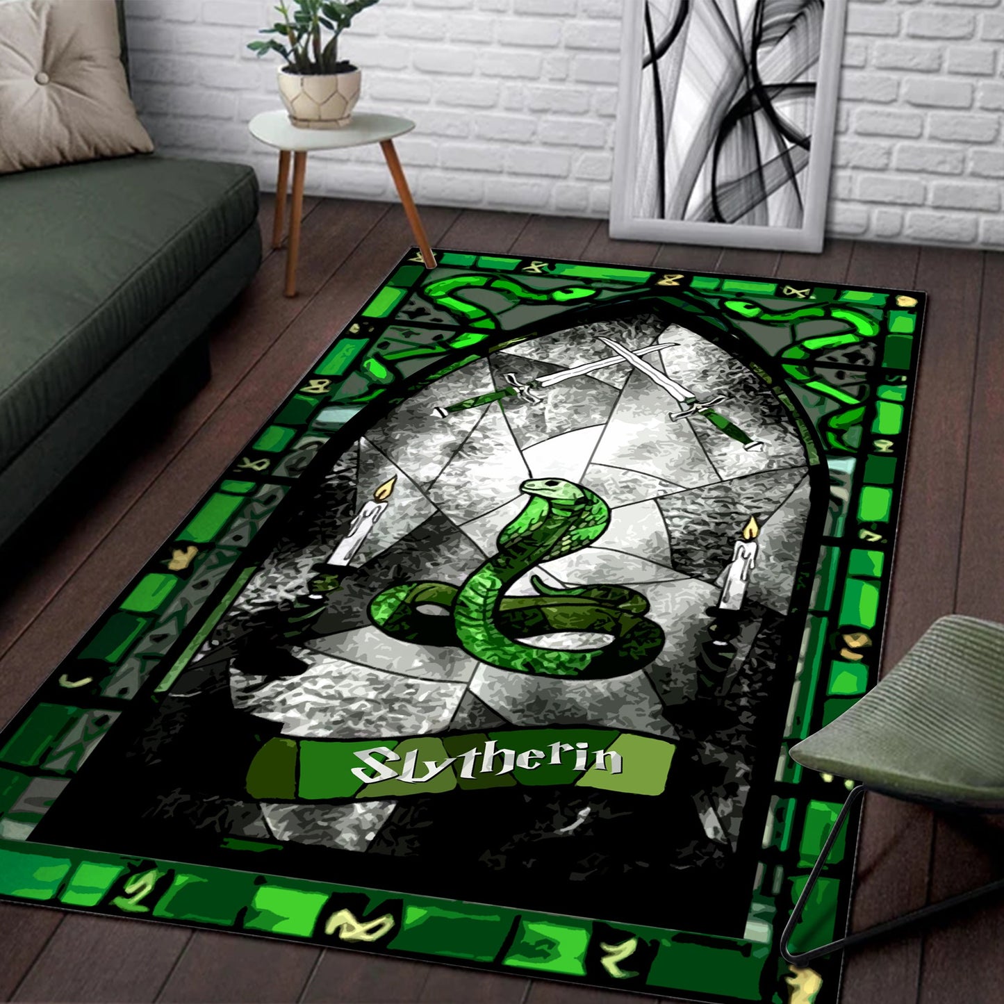 Harry Potter Slytherin Square Rug Standard (150x90cm)