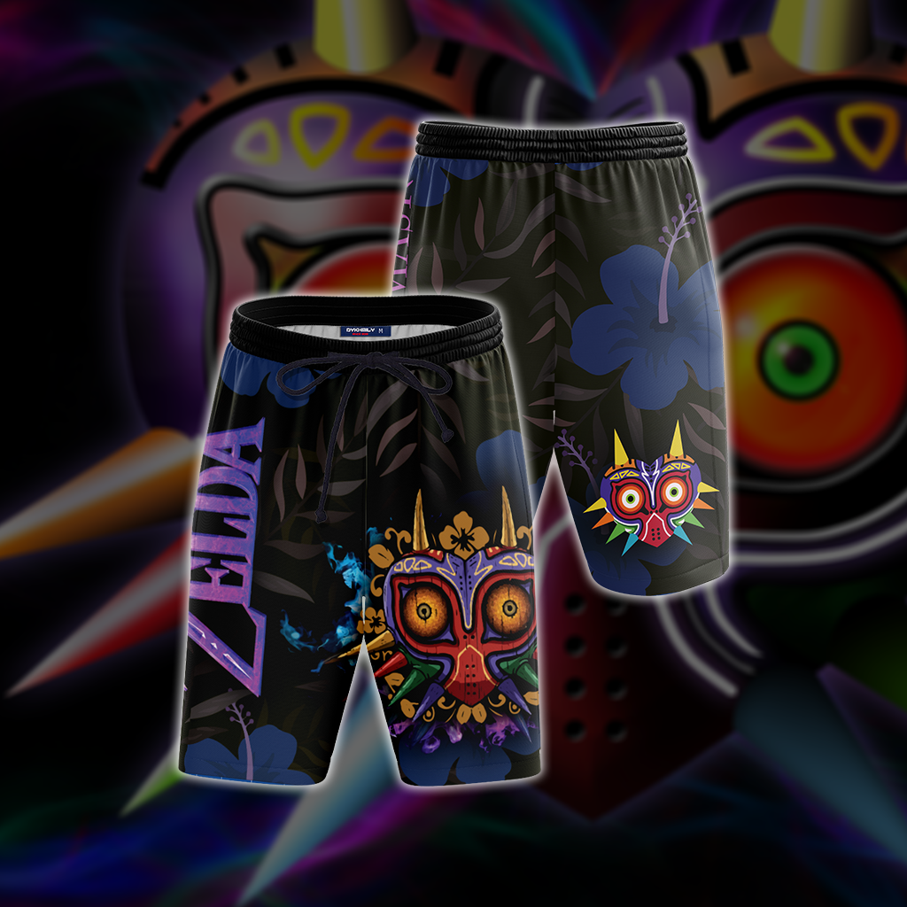 The legend of Zelda: Majora's Mask Beach Shorts S