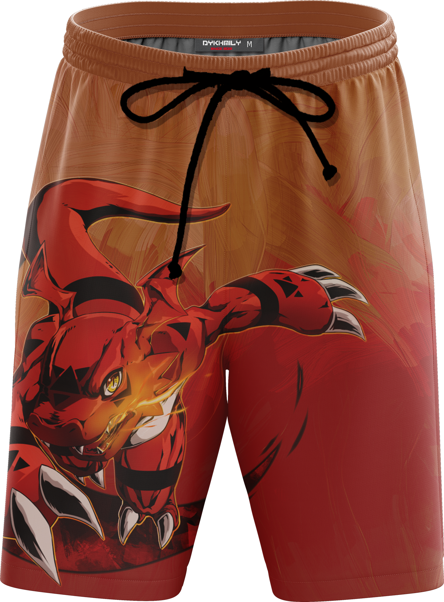 Digimon Guilmon Unisex 3D Beach Shorts