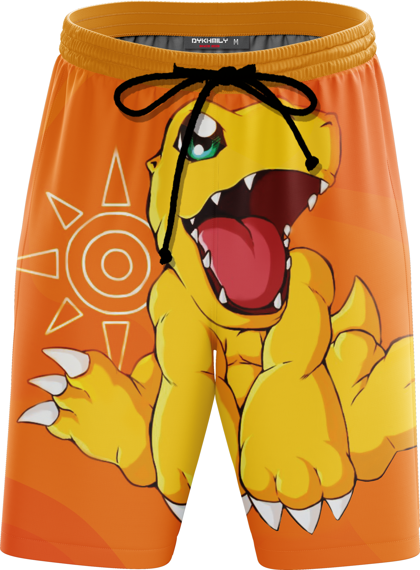 Digimon Agumon Unisex Beach Shorts