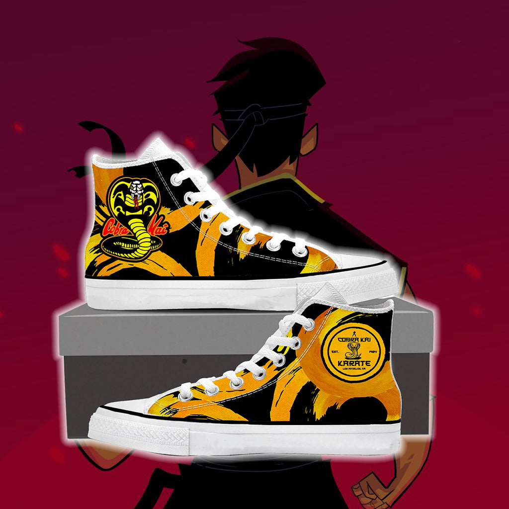 Cobra Kai High Top Shoes SIZE 29