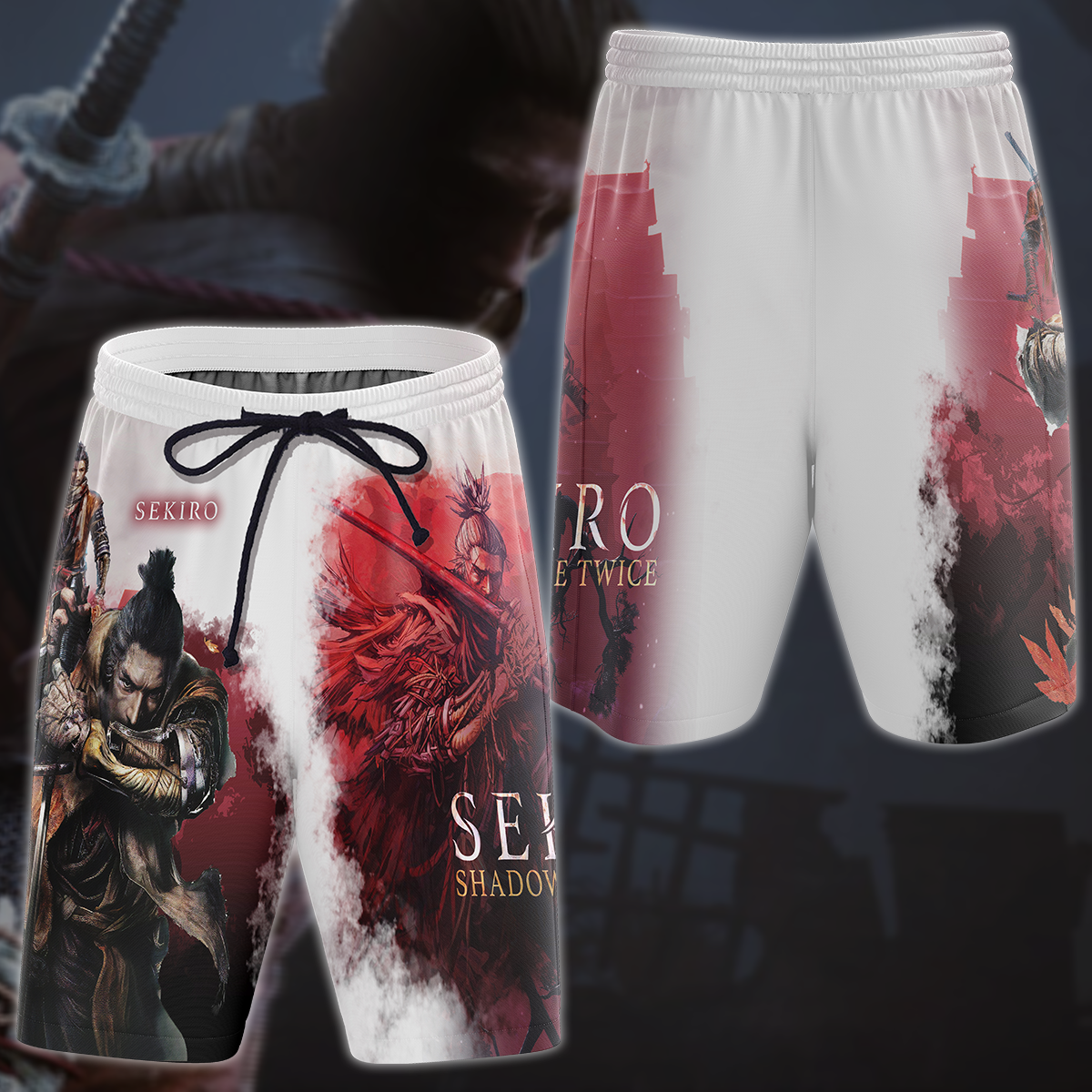 Sekiro: Shadows Die Twice Video Game 3D All Over Printed T-shirt Tank Top Zip Hoodie Pullover Hoodie Hawaiian Shirt Beach Shorts Jogger