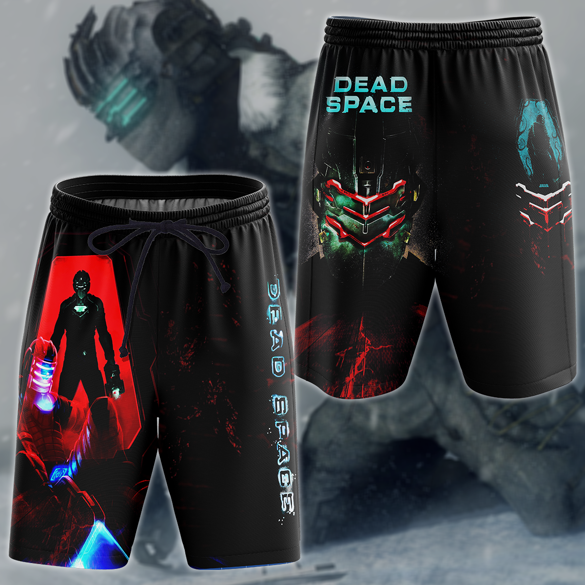 Dead Space Video Game 3D All Over Print T-shirt Tank Top Zip Hoodie Pullover Hoodie Hawaiian Shirt Beach Shorts Jogger Beach Shorts S
