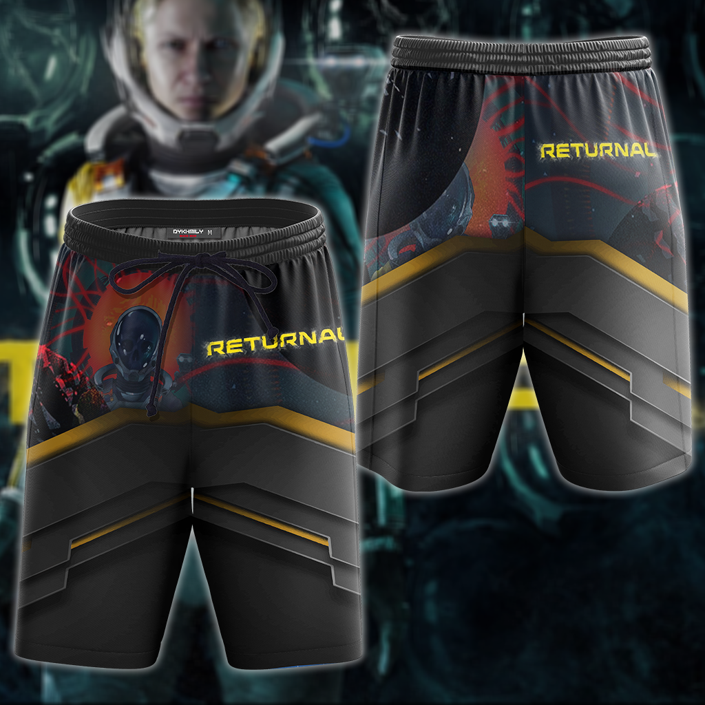 Returnal 3D All Over Print T-shirt Tank Top Zip Hoodie Pullover Hoodie Hawaiian Shirt Beach Shorts Jogger Beach Shorts S