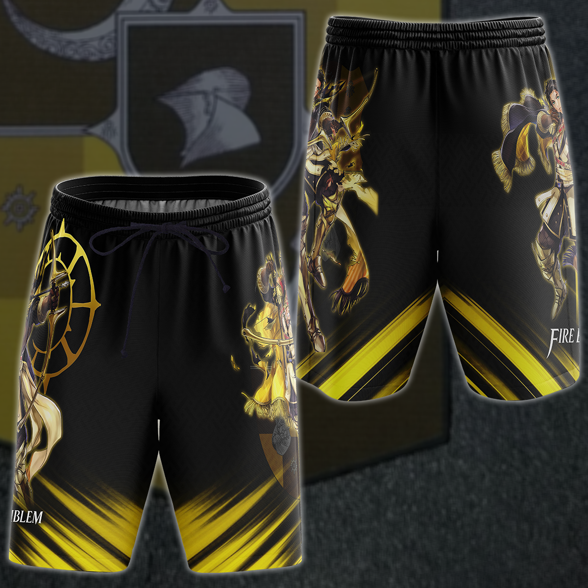 Fire Emblem Claude von Riegan Video Game 3D All Over Printed T-shirt Tank Top Zip Hoodie Pullover Hoodie Hawaiian Shirt Beach Shorts Jogger Beach Shorts S