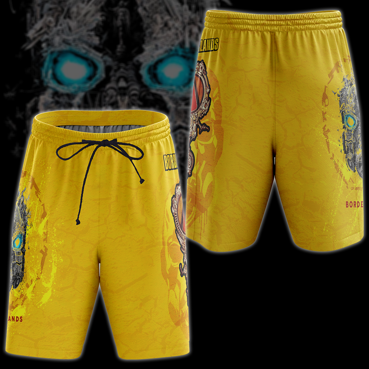 Borderlands Video Game 3D All Over Printed T-shirt Tank Top Zip Hoodie Pullover Hoodie Hawaiian Shirt Beach Shorts Jogger Beach Shorts S