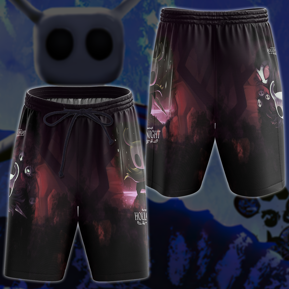 Hollow Knight Video Game 3D All Over Printed T-shirt Tank Top Zip Hoodie Pullover Hoodie Hawaiian Shirt Beach Shorts Jogger Beach Shorts S