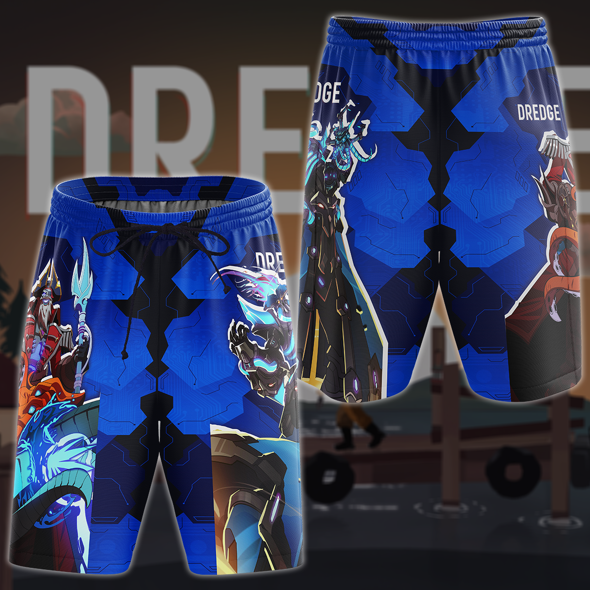 DREDGE Video Game 3D All Over Printed T-shirt Tank Top Zip Hoodie Pullover Hoodie Hawaiian Shirt Beach Shorts Jogger Beach Shorts S