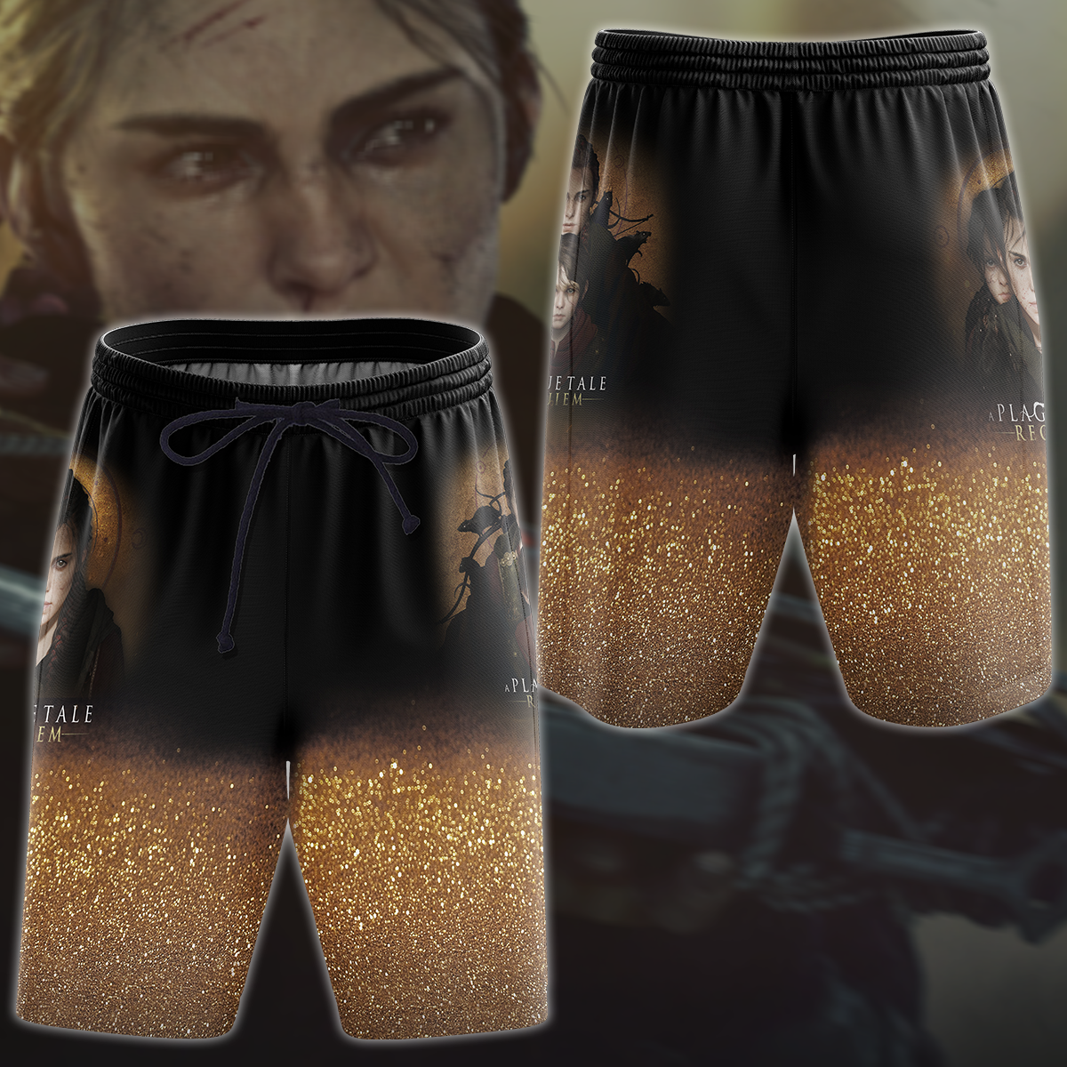 Plague Tale: Requiem Video Game 3D All Over Print T-shirt Tank Top Zip Hoodie Pullover Hoodie Hawaiian Shirt Beach Shorts Jogger Beach Shorts S