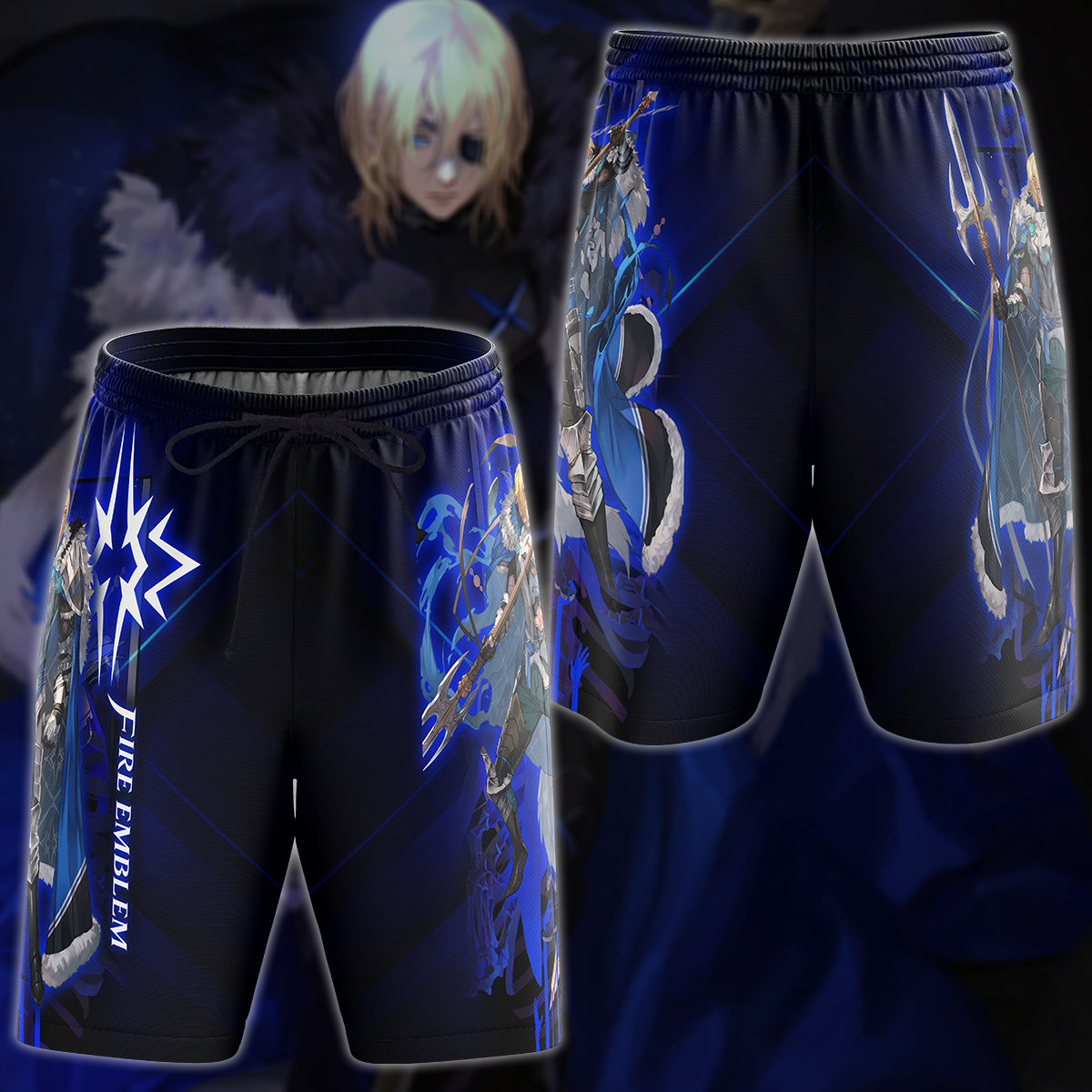 Fire Emblem Dimitri Video Game 3D All Over Printed T-shirt Tank Top Zip Hoodie Pullover Hoodie Hawaiian Shirt Beach Shorts Jogger Beach Shorts S