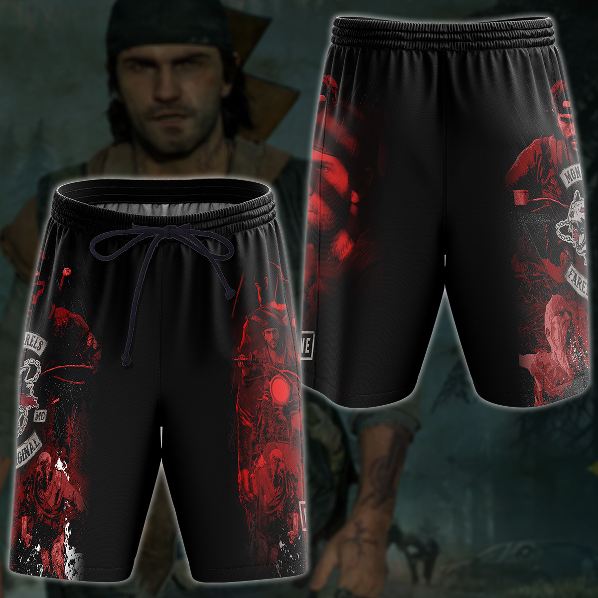 Day’s Gone Video Game 3D All Over Printed T-shirt Tank Top Zip Hoodie Pullover Hoodie Hawaiian Shirt Beach Shorts Jogger Beach Shorts S