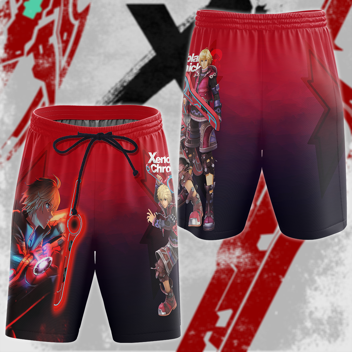 Xenoblade Chronicles 3 Video Game 3D All Over Print T-shirt Tank Top Zip Hoodie Pullover Hoodie Hawaiian Shirt Beach Shorts Jogger Beach Shorts S