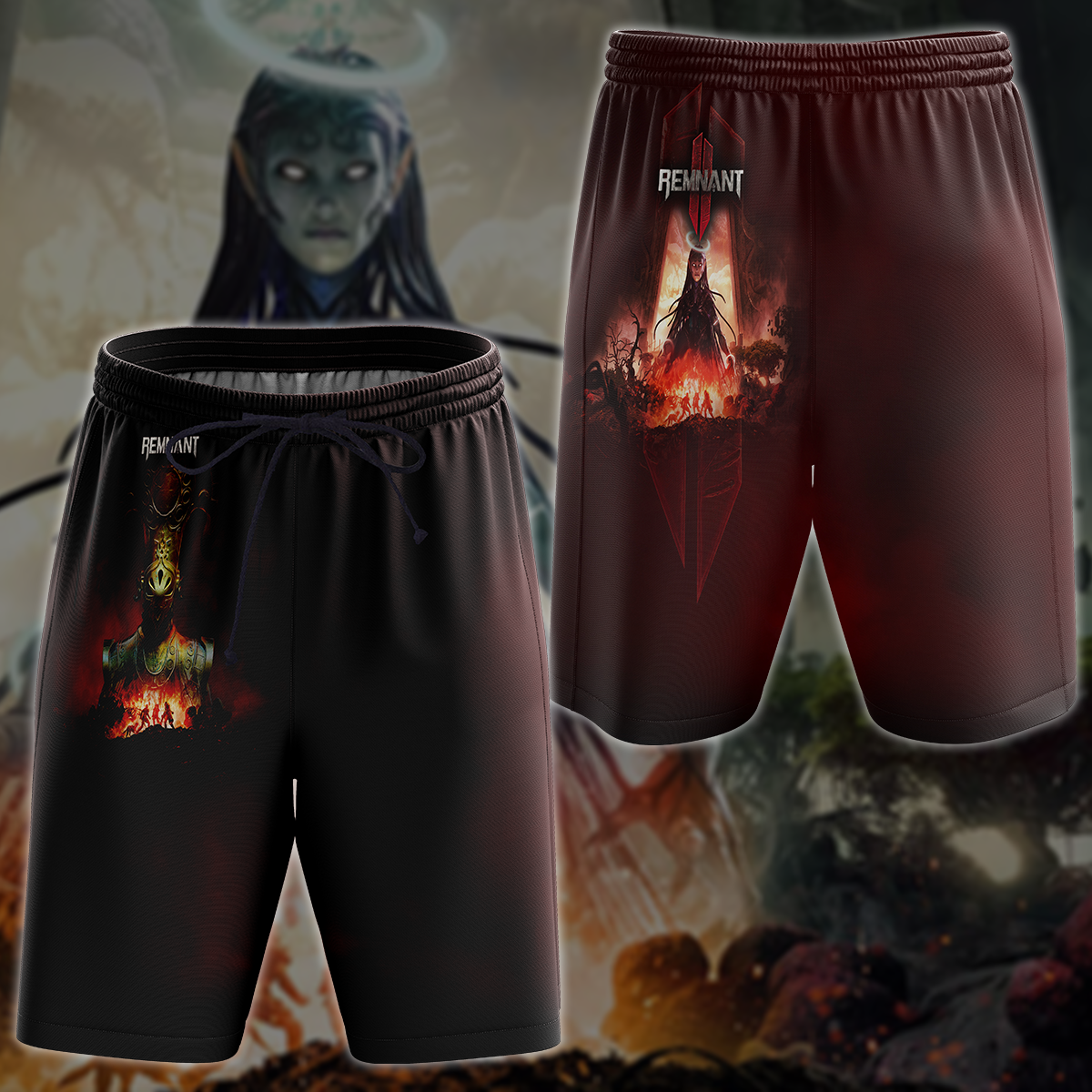 Remnant 2 Video Game All-Over T-shirt Hoodie Tank Top Hawaiian Shirt Beach Shorts Joggers Beach Shorts S