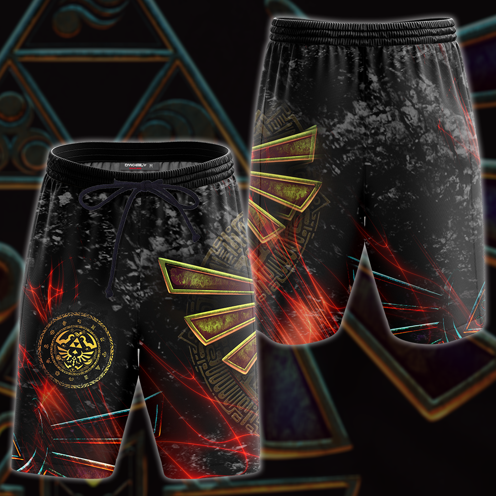 The Legend of Zelda All Over Print Beach Shorts Jogger Beach Shorts S