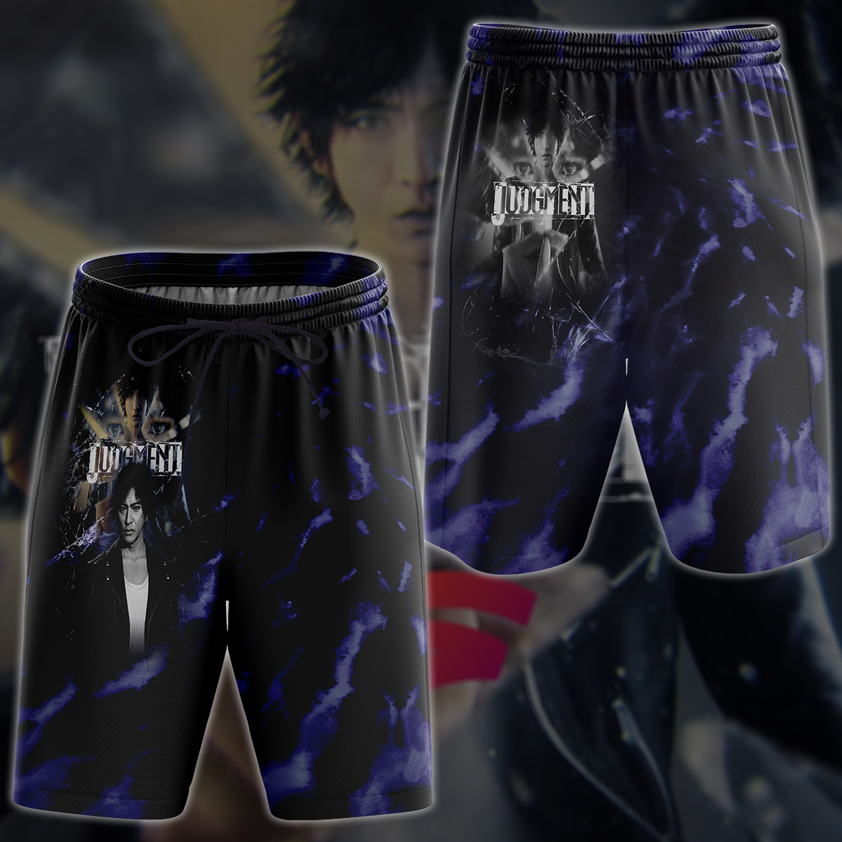 Judgment Video Game 3D All Over Printed T-shirt Tank Top Zip Hoodie Pullover Hoodie Hawaiian Shirt Beach Shorts Jogger Beach Shorts S