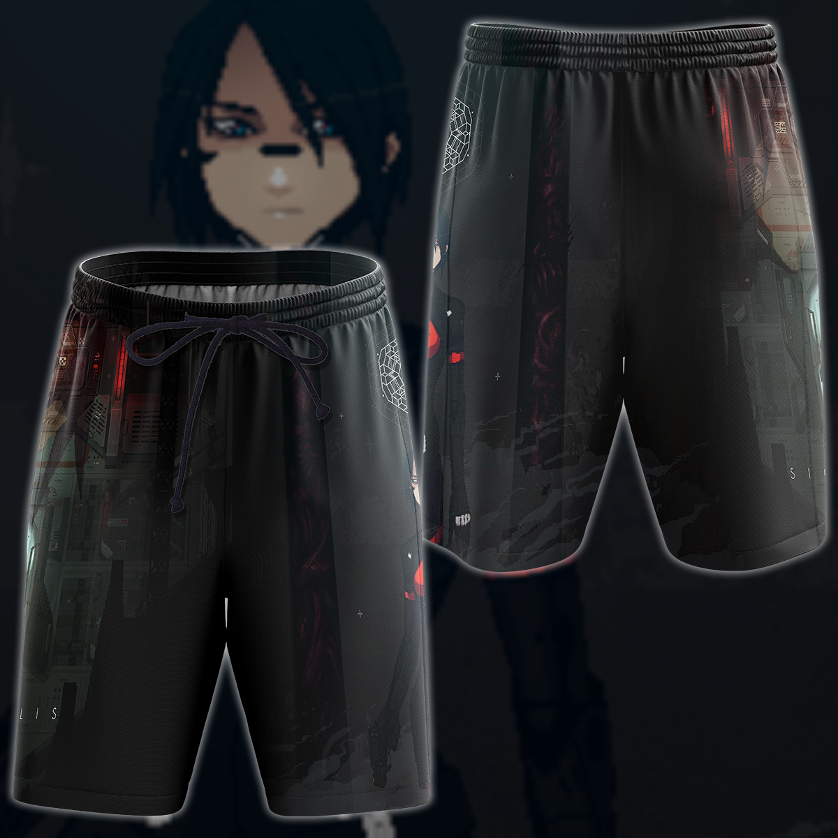 Signalis Video Game 3D All Over Printed T-shirt Tank Top Zip Hoodie Pullover Hoodie Hawaiian Shirt Beach Shorts Jogger Beach Shorts S