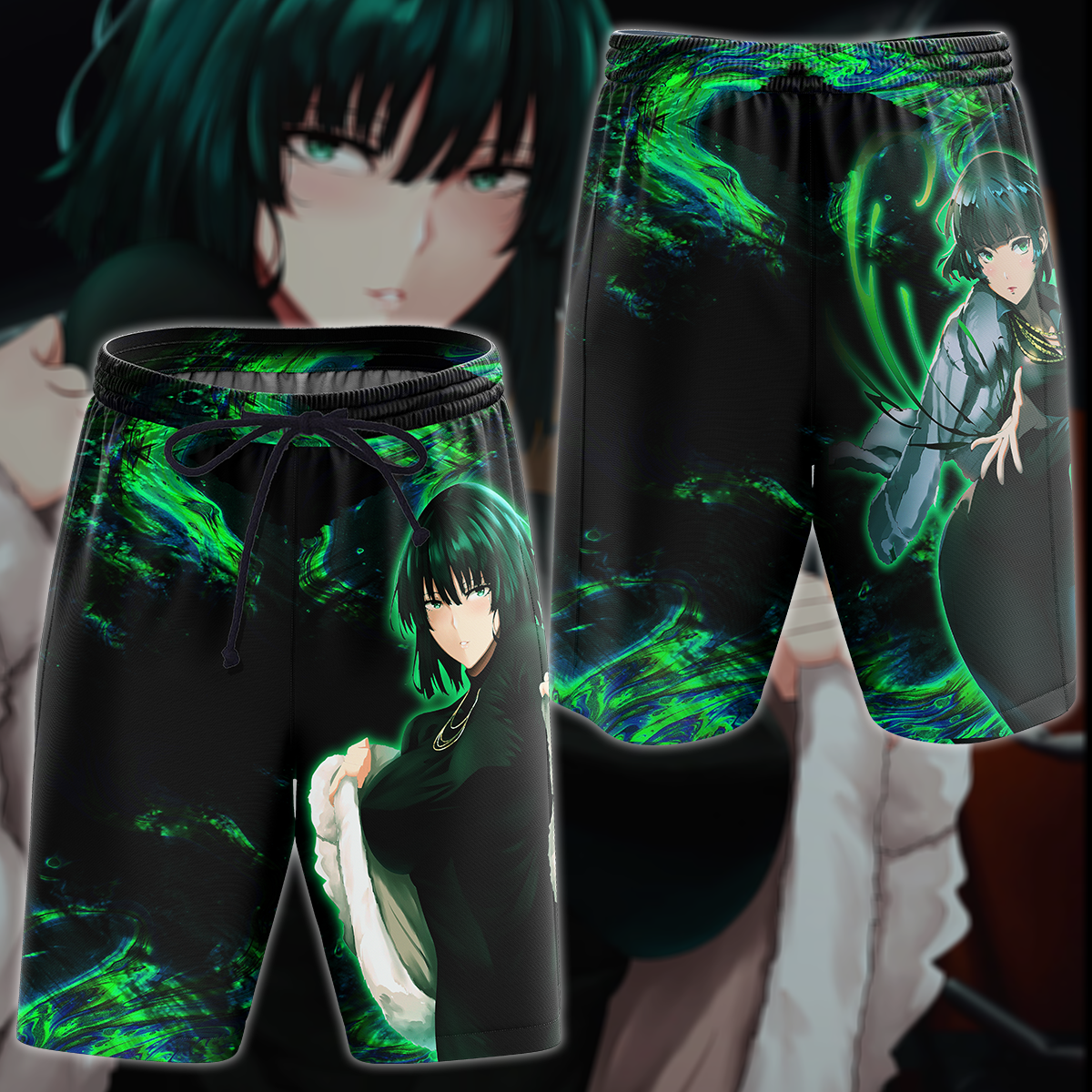 One Punch Man Fubuki 3D All Over Print T-shirt Tank Top Zip Hoodie Pullover Hoodie Hawaiian Shirt Beach Shorts Jogger Beach Shorts S