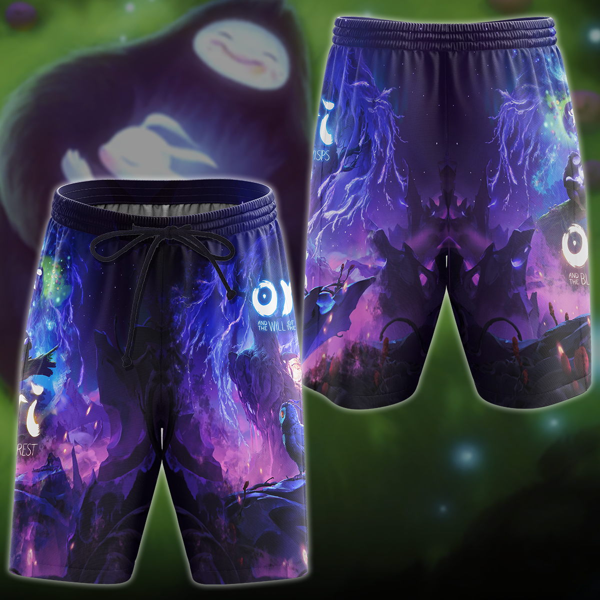 Ori and the Blind Forest Video Game 3D All Over Printed T-shirt Tank Top Zip Hoodie Pullover Hoodie Hawaiian Shirt Beach Shorts Jogger Beach Shorts S