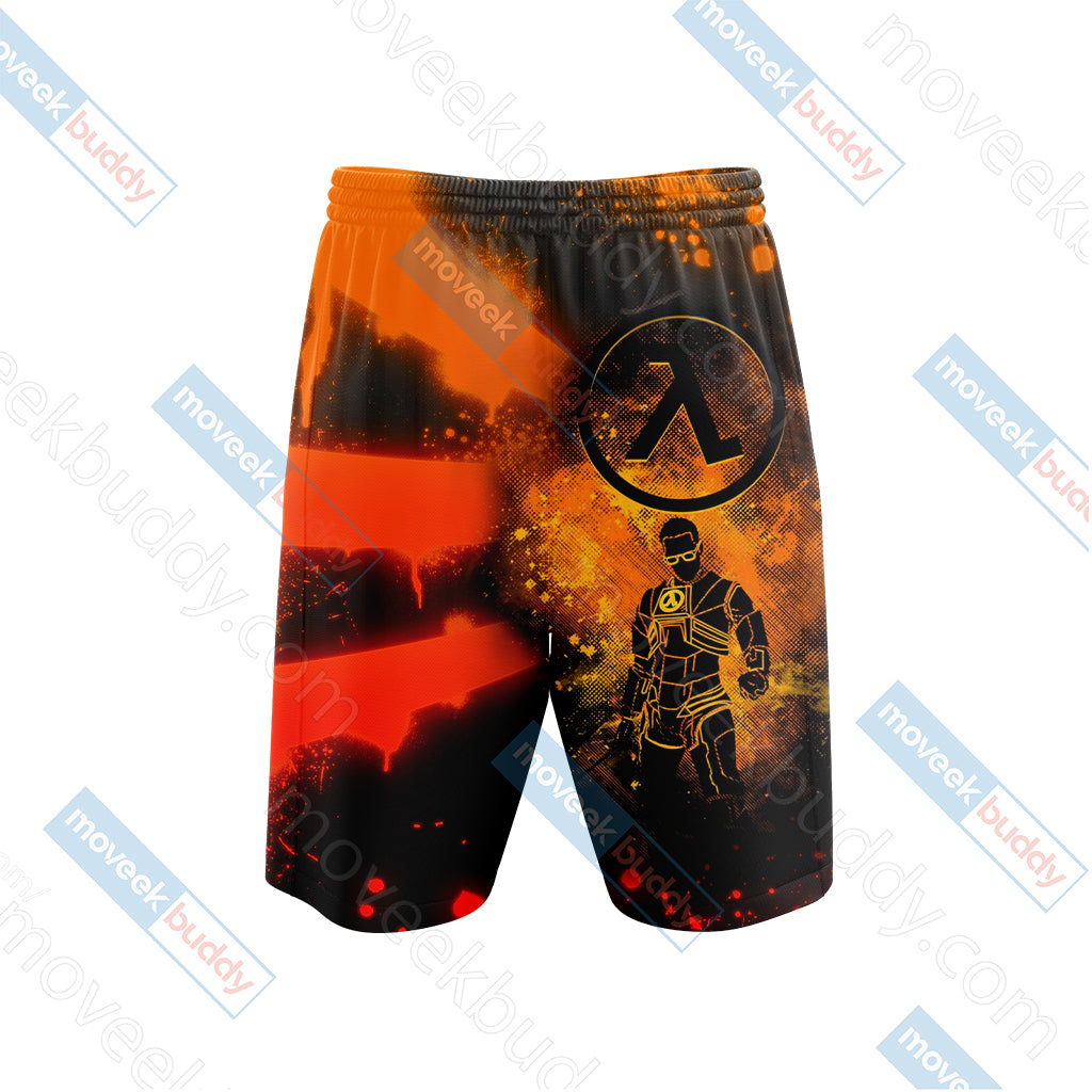 Half-Life.free man Beach Shorts