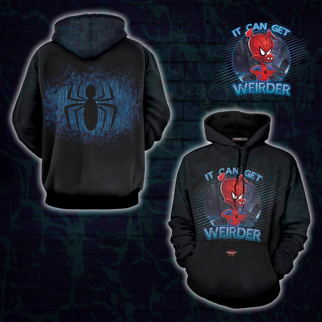Spider-Man: Into the Spider-Verse Spider-Ham Unisex 3D T-shirt Hoodie S