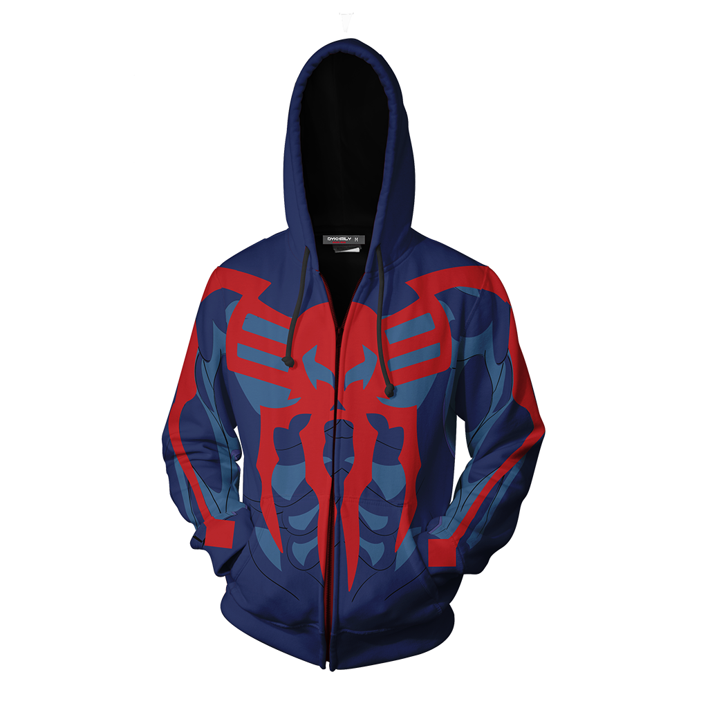 Spider-Man 2099 PS4 Video Games Cosplay Zip Up Hoodie Jacket