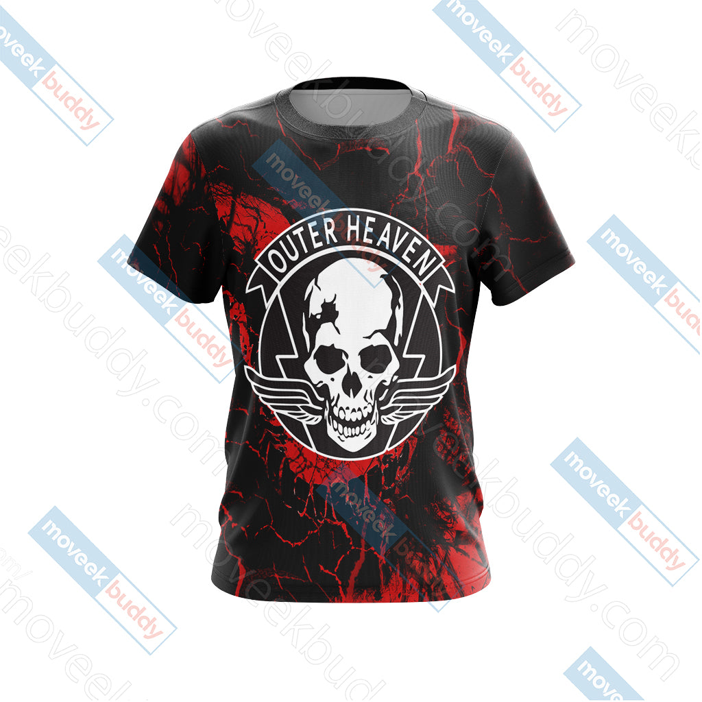 Metal Gear Solid - Outer Heaven Unisex 3D T-shirt