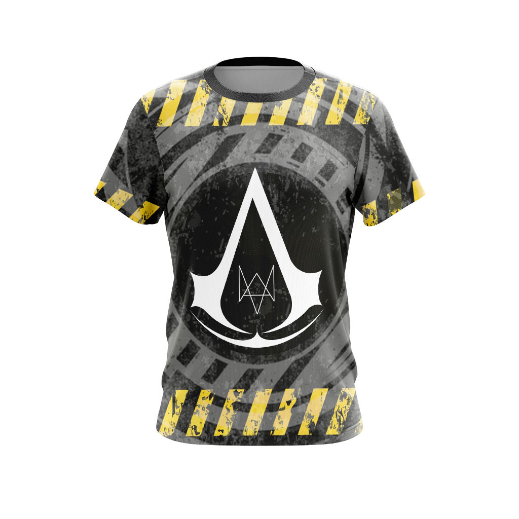 Assassin's Creed Watch Dogs Crossover Unisex 3D T-shirt