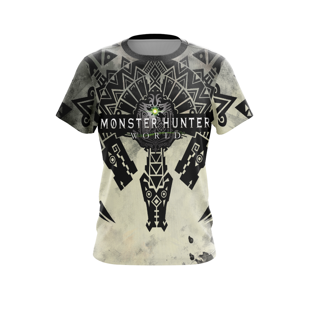 Monster Hunter World Logo Unisex 3D T-shirt