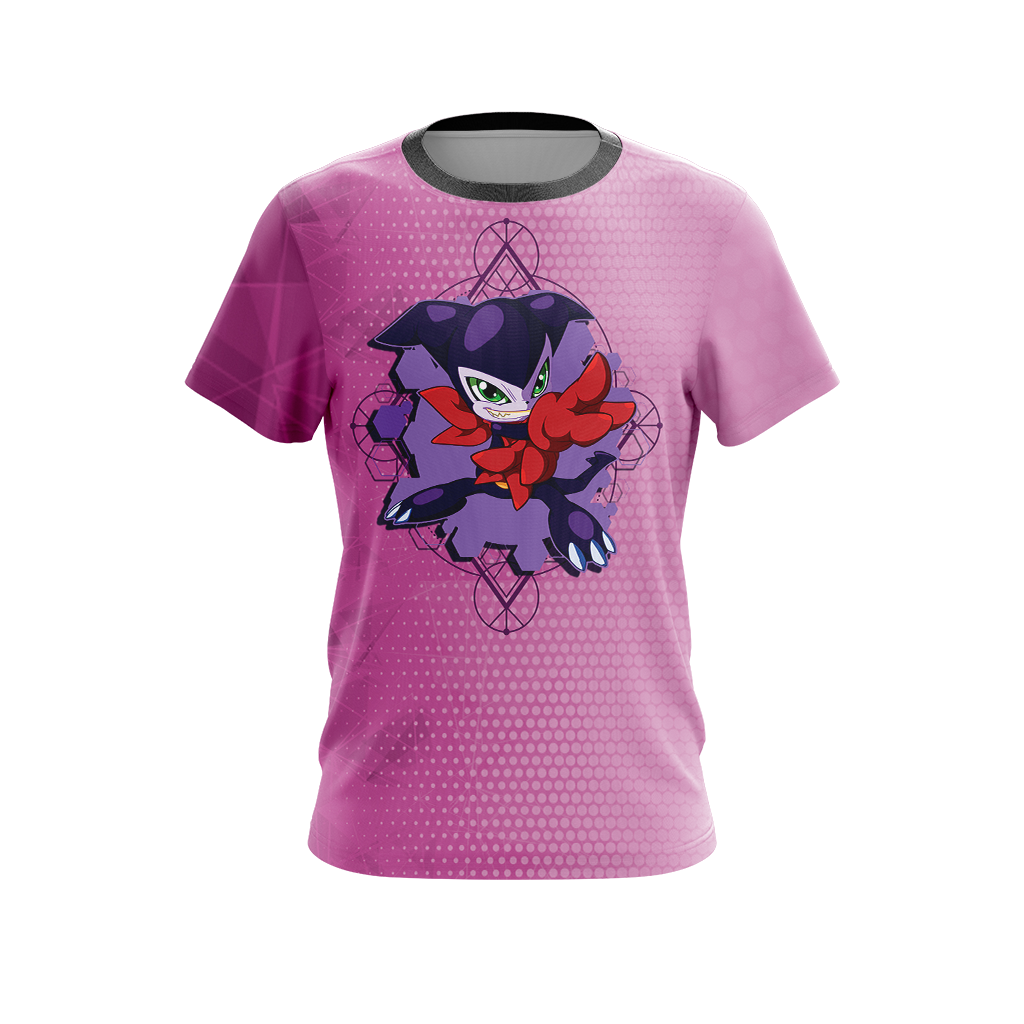 Digimon Impmon Chibi Unisex 3D T-shirt