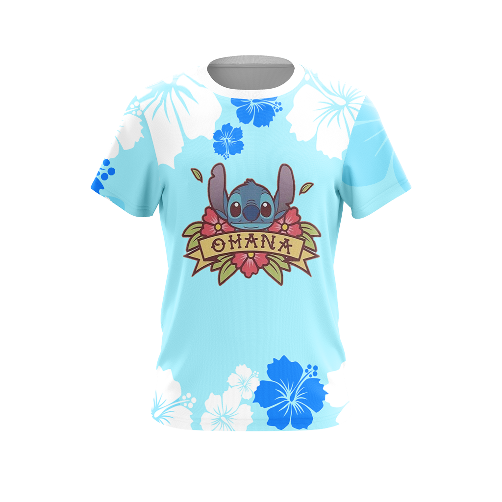 Ohana Stitch Unisex 3D T-shirt