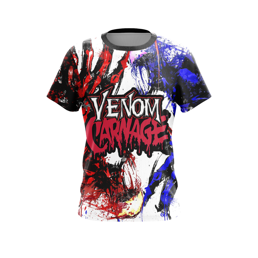 Venom and Carnage Unisex 3D T-shirt