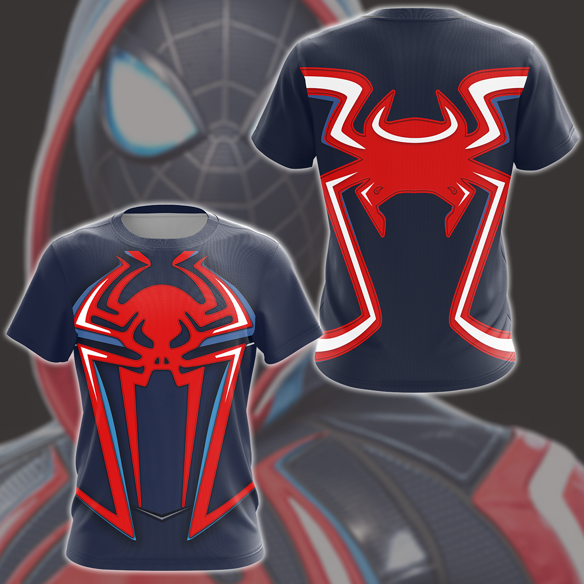 Spider-Man 2 Miles Morales 2099 Suit Cosplay Video Game All Over Printed T-shirt Tank Top Zip Hoodie Pullover Hoodie Hawaiian Shirt Beach Shorts Joggers