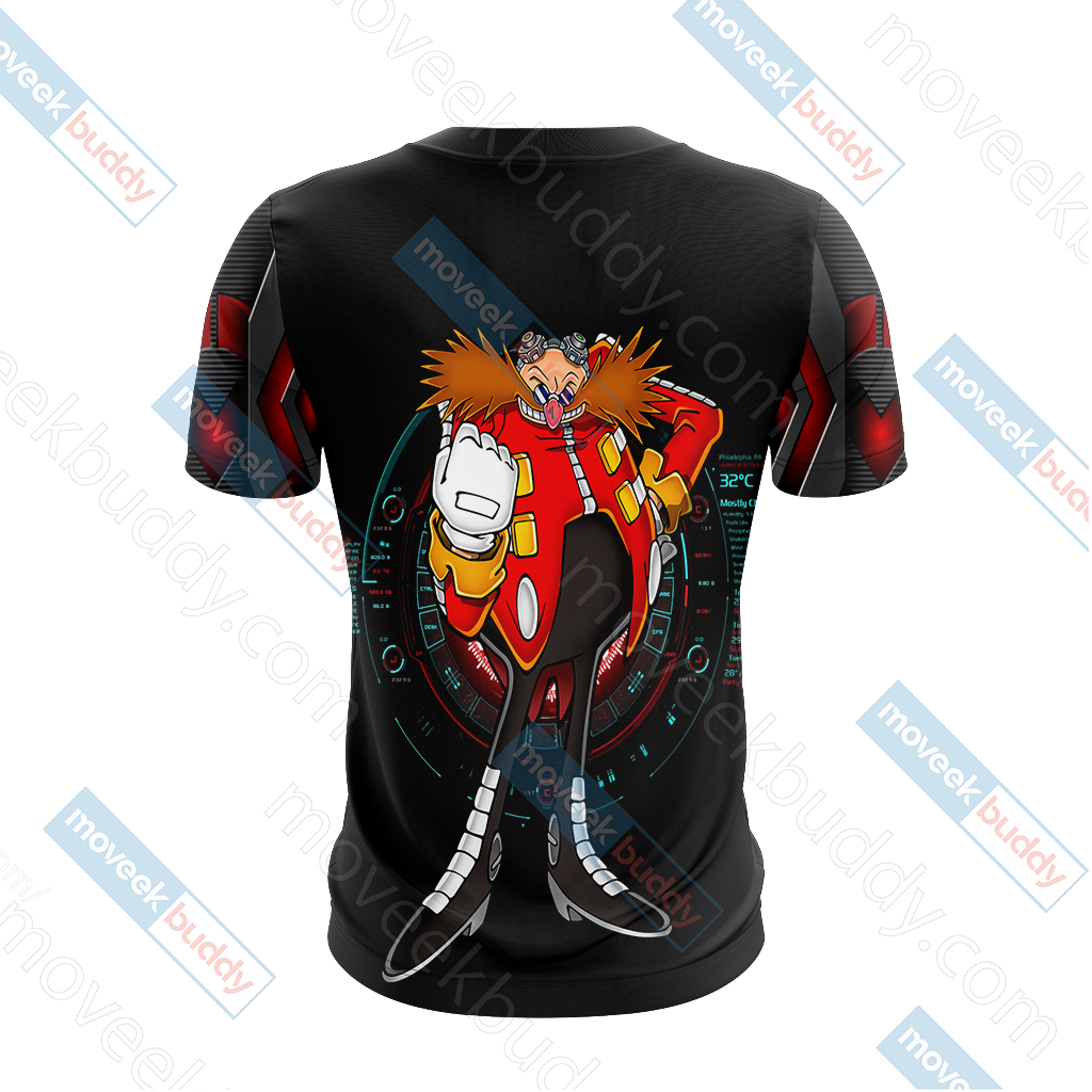 Dr.Eggman Sonic Unisex 3D T-shirt