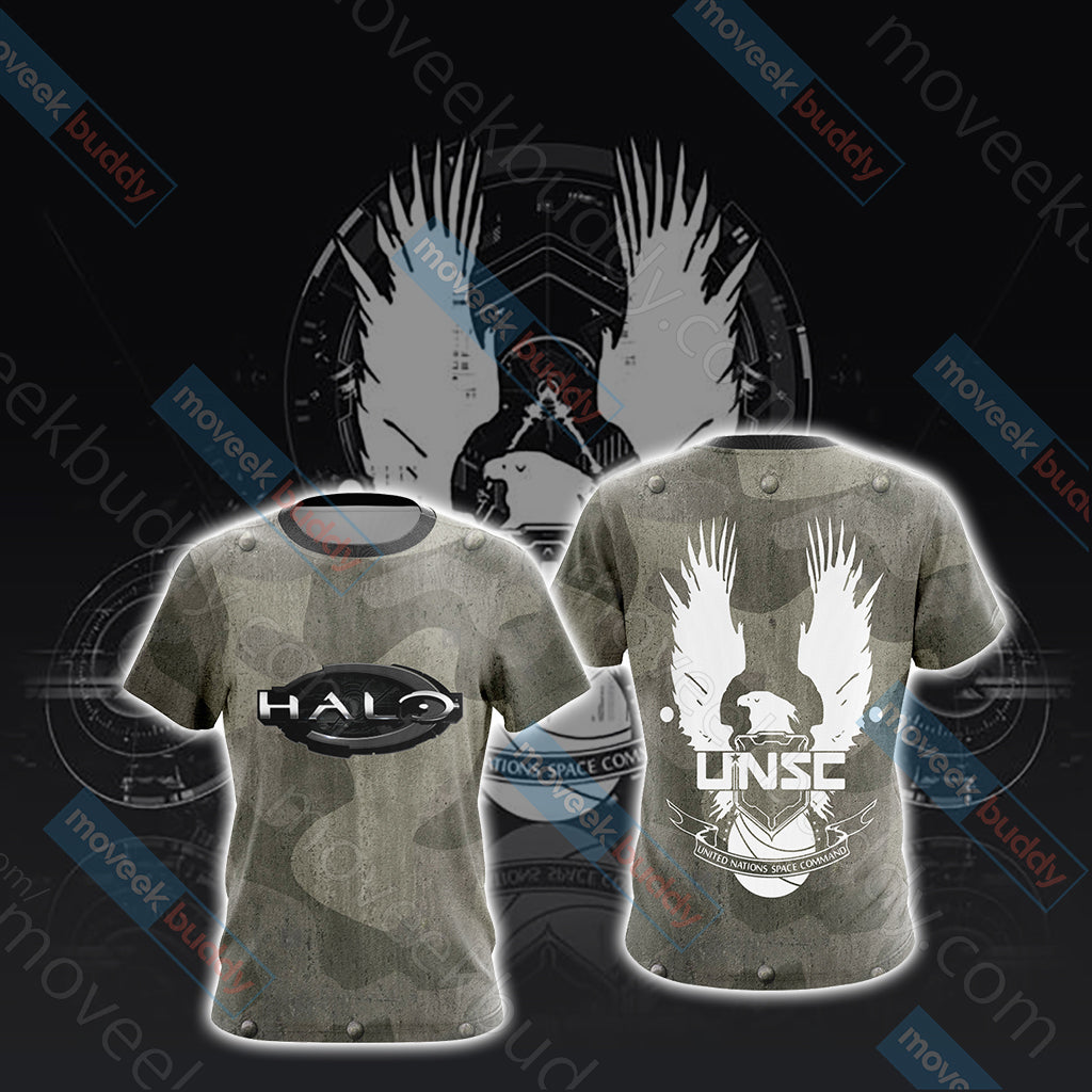 Halo 4 UNSC Unisex 3D T-shirt