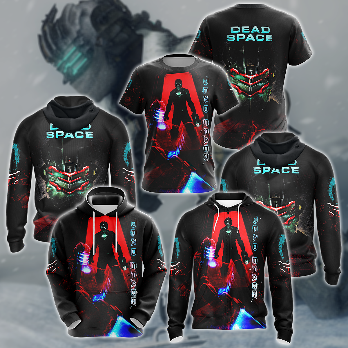 Dead Space Video Game 3D All Over Print T-shirt Tank Top Zip Hoodie Pullover Hoodie Hawaiian Shirt Beach Shorts Jogger