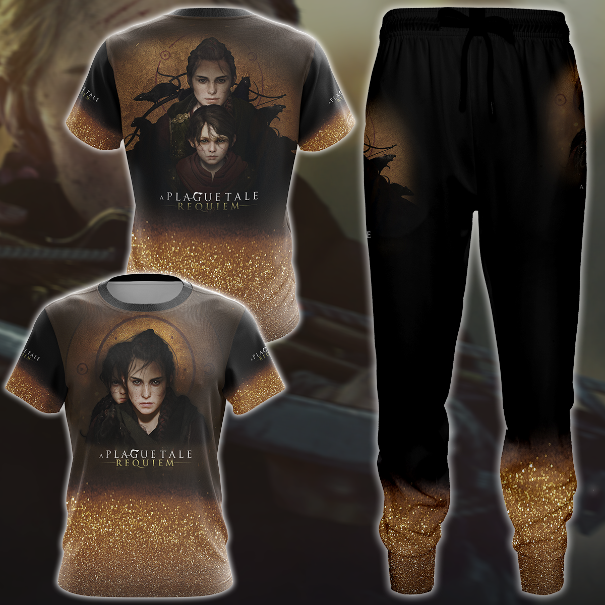 Plague Tale: Requiem Video Game 3D All Over Print T-shirt Tank Top Zip Hoodie Pullover Hoodie Hawaiian Shirt Beach Shorts Jogger