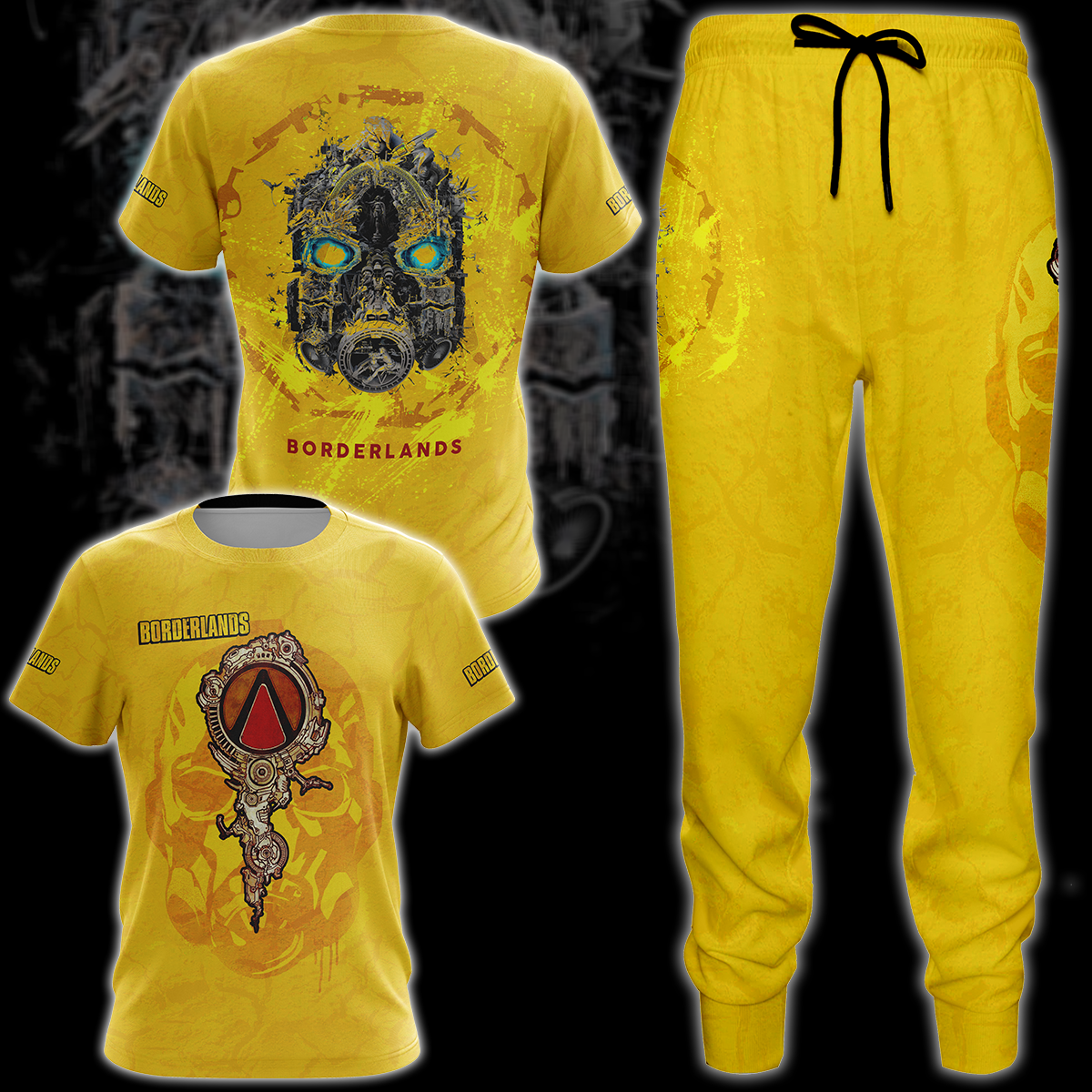 Borderlands Video Game 3D All Over Printed T-shirt Tank Top Zip Hoodie Pullover Hoodie Hawaiian Shirt Beach Shorts Jogger