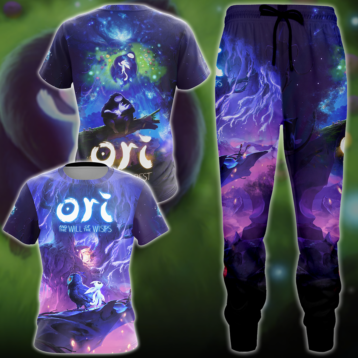 Ori and the Blind Forest Video Game 3D All Over Printed T-shirt Tank Top Zip Hoodie Pullover Hoodie Hawaiian Shirt Beach Shorts Jogger