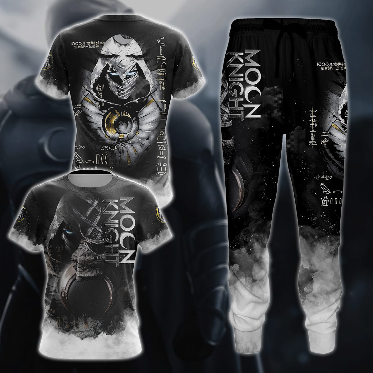 Marvel Moon Knight 3D All Over Print T-shirt Tank Top Zip Hoodie Pullover Hoodie Hawaiian Shirt Beach Shorts Jogger