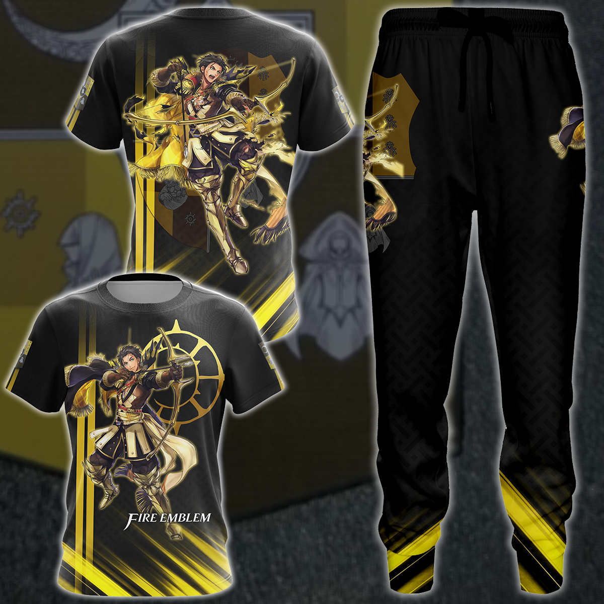 Fire Emblem Claude von Riegan Video Game 3D All Over Printed T-shirt Tank Top Zip Hoodie Pullover Hoodie Hawaiian Shirt Beach Shorts Jogger