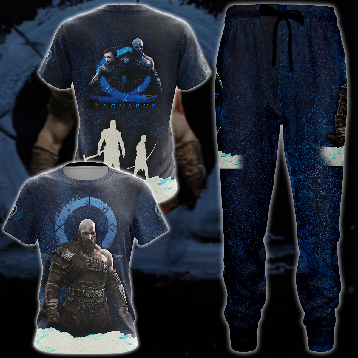 God of War Ragnarok Video Game 3D All Over Print T-shirt Tank Top Zip Hoodie Pullover Hoodie Hawaiian Shirt Beach Shorts Jogger